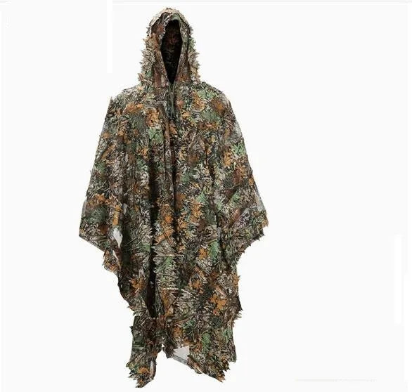 Men Women Kids Outdoor Ghillie Suit Camouflage Clothes