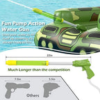 Inflatable Tank Swimming Pool Floaties with Water Cannon Gun