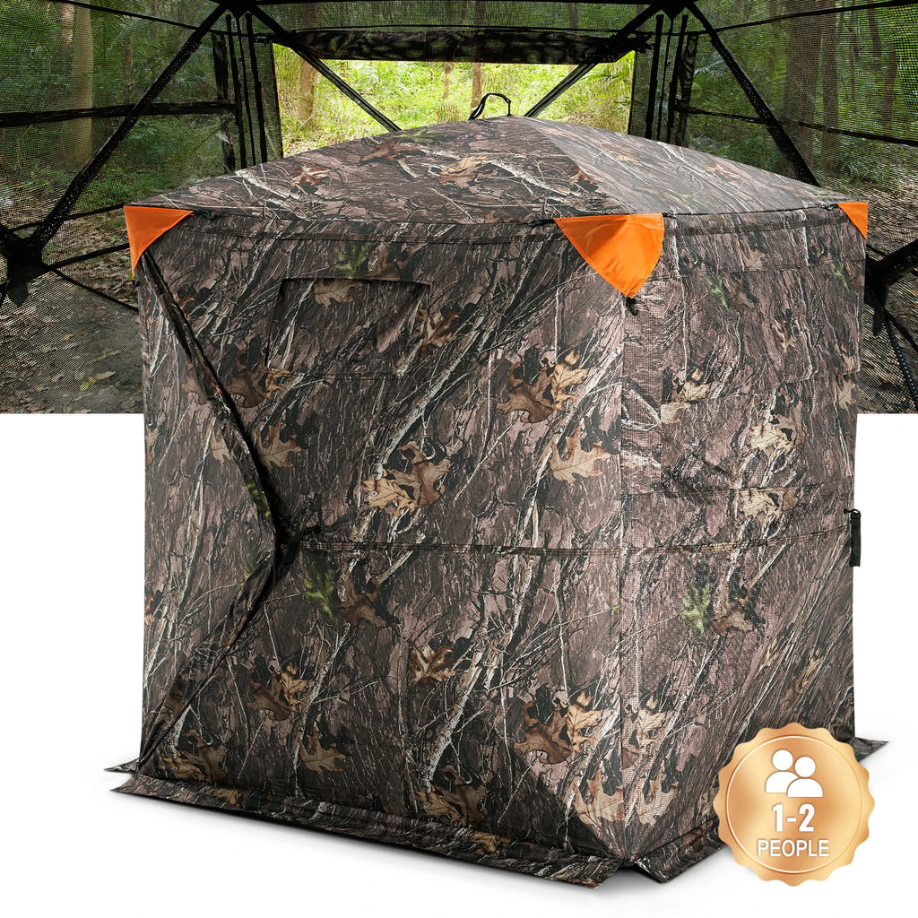 Hunting Blind  270° See Through Ground Blind 1-2 Person for Hunting