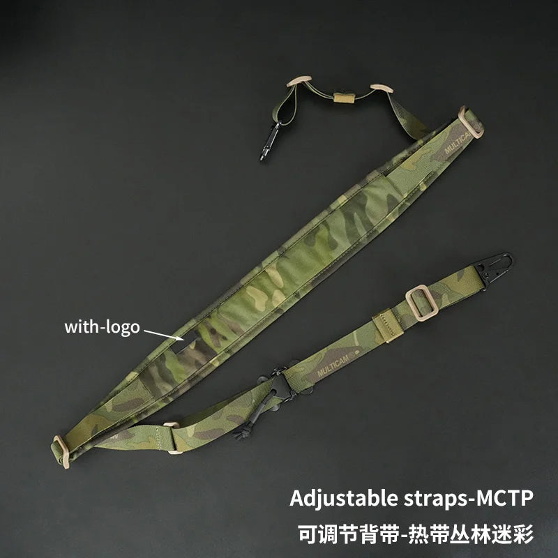 Tactical 2 Point Sling Strap 500D Nylon Material Adjustable  Shoulder Straps