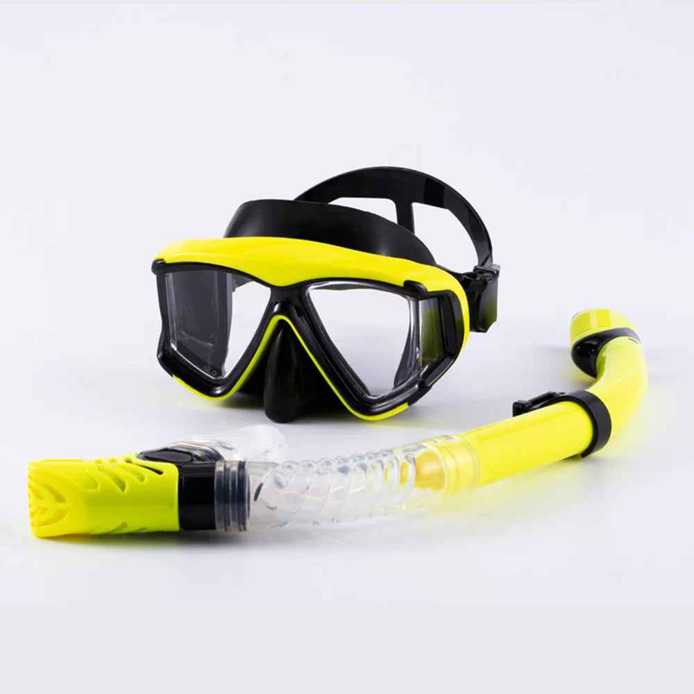Snorkel Set Diving Mask Nearsighted Swimming Goggles Short Sighted