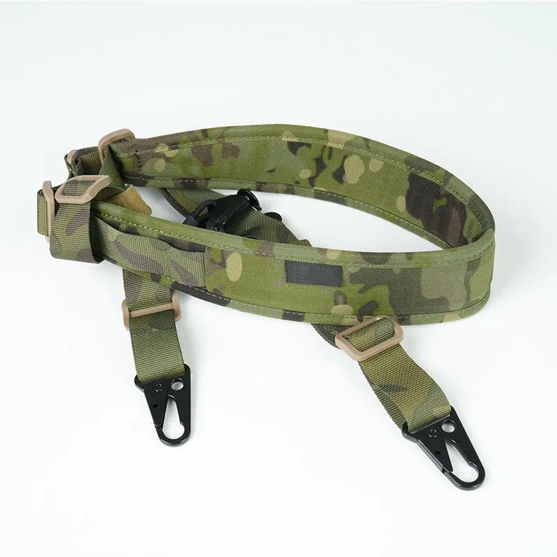 Tactical Dual Point Sling Shoulder Strap  For M4 AK AR15 Rifle Adjustable 100-135CM