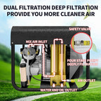 300Bar PCP Air Compressor With Double Filtration Auto-Stop Compressor