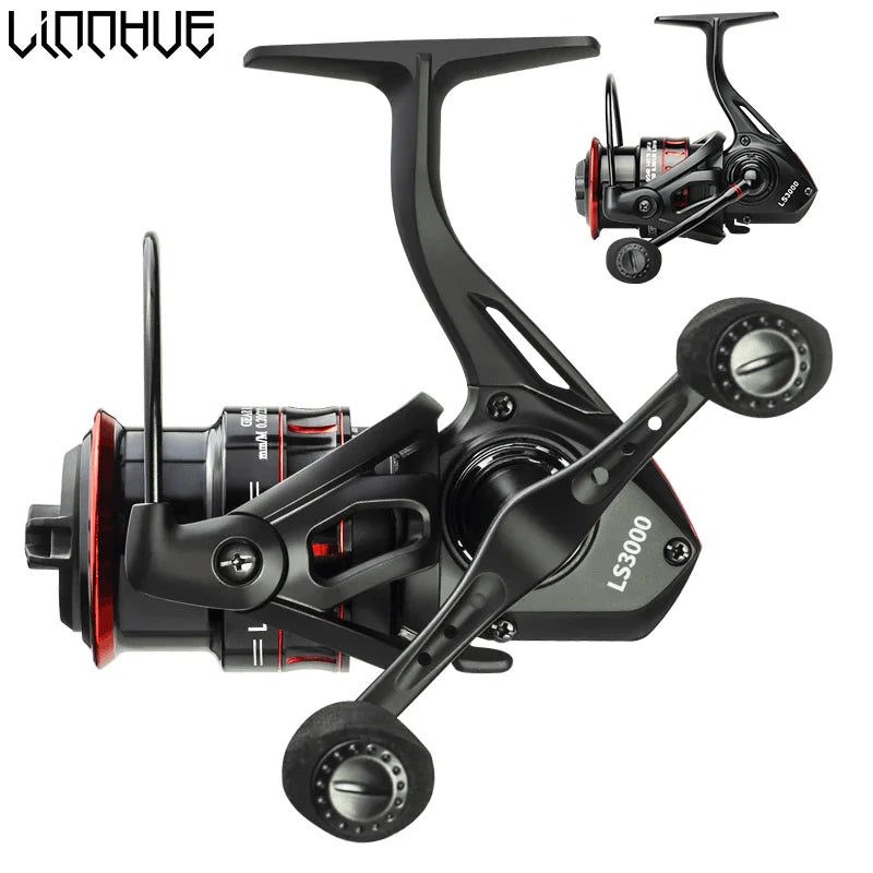 Fishing Reel Lure 1000 2000 3000 Spinning Reel Double Grip