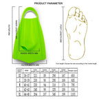 2026 Professional Silicone Fins S Free Diving Fins Swim Shoes