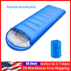 Camping Sleeping Bag Envelope Cap Spring Summer Autumn Outdoor  5-20 Degree