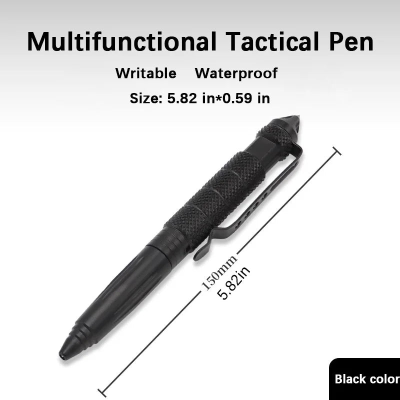 Multifunctional Tactical Pen Outdoor Portable Tungsten Steel
