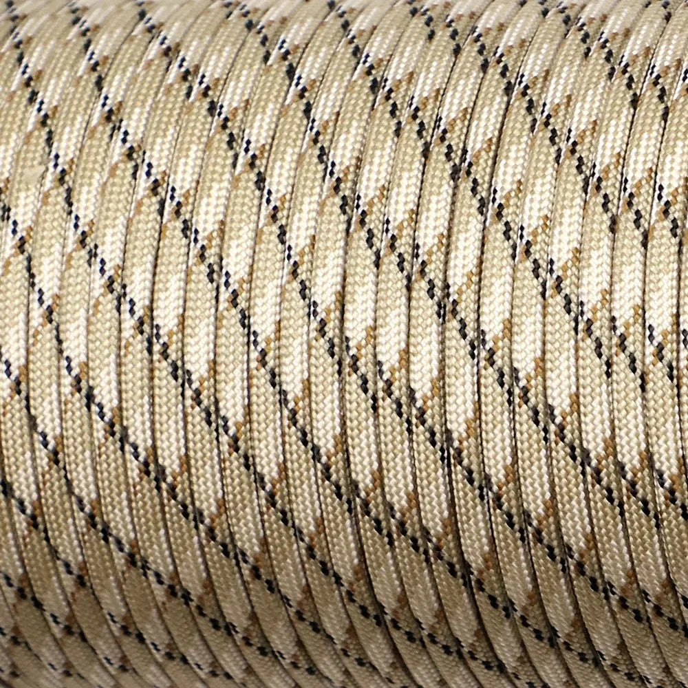 7-Cores 550 Paracord Rope 5 15 30 M Dia.4mm Cord For Outdoor Camping