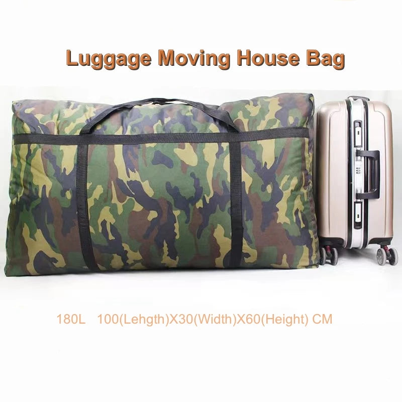 Camouflage Luggage Moving House Big Bag Thick Waterproof  Travel Bag