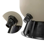 19 Above Inground Swimming Pool Sand Filter System to 24,000 Gallons with Stand