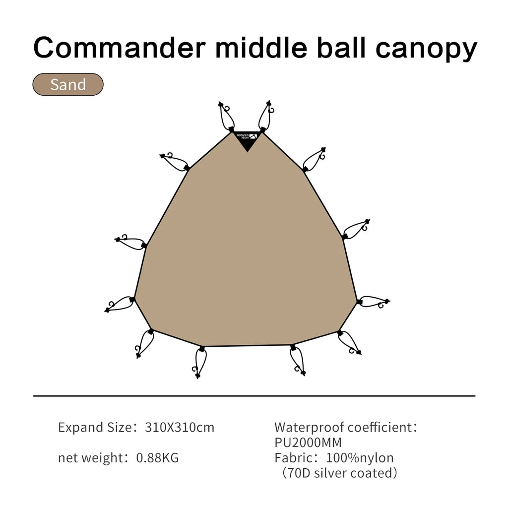 Commander Dome Tent Shelter Waterproof Windproof Ultra-ligh