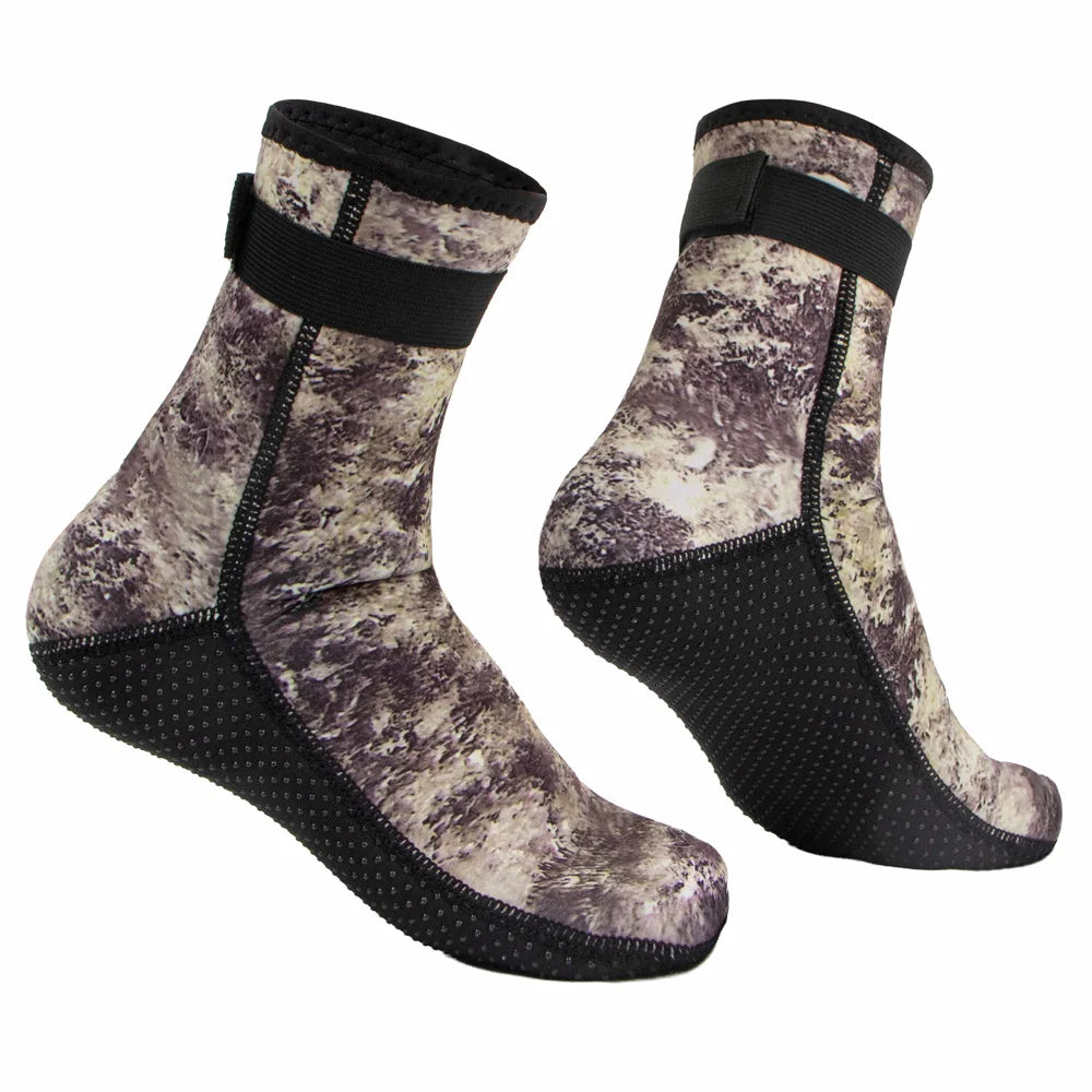3mm Neoprene Water Socks Diving Sock Anti-Slip Wetsuit Shoes