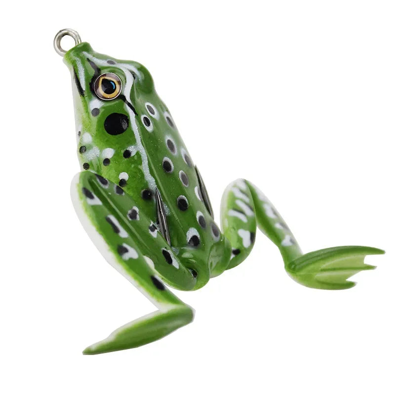 Soft Frog Bait Artificial Realistic Fake Bait Fishing Accessories