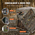 Hunting Blind  270° See Through Ground Blind 1-2 Person for Hunting