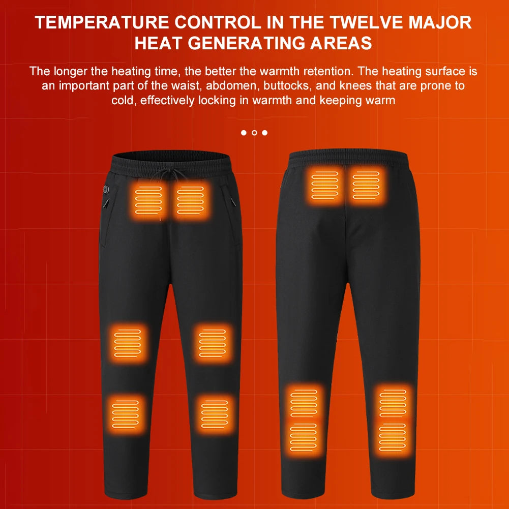 Thermal Pants 3 Temperature Mode Heated Pants for Men Women