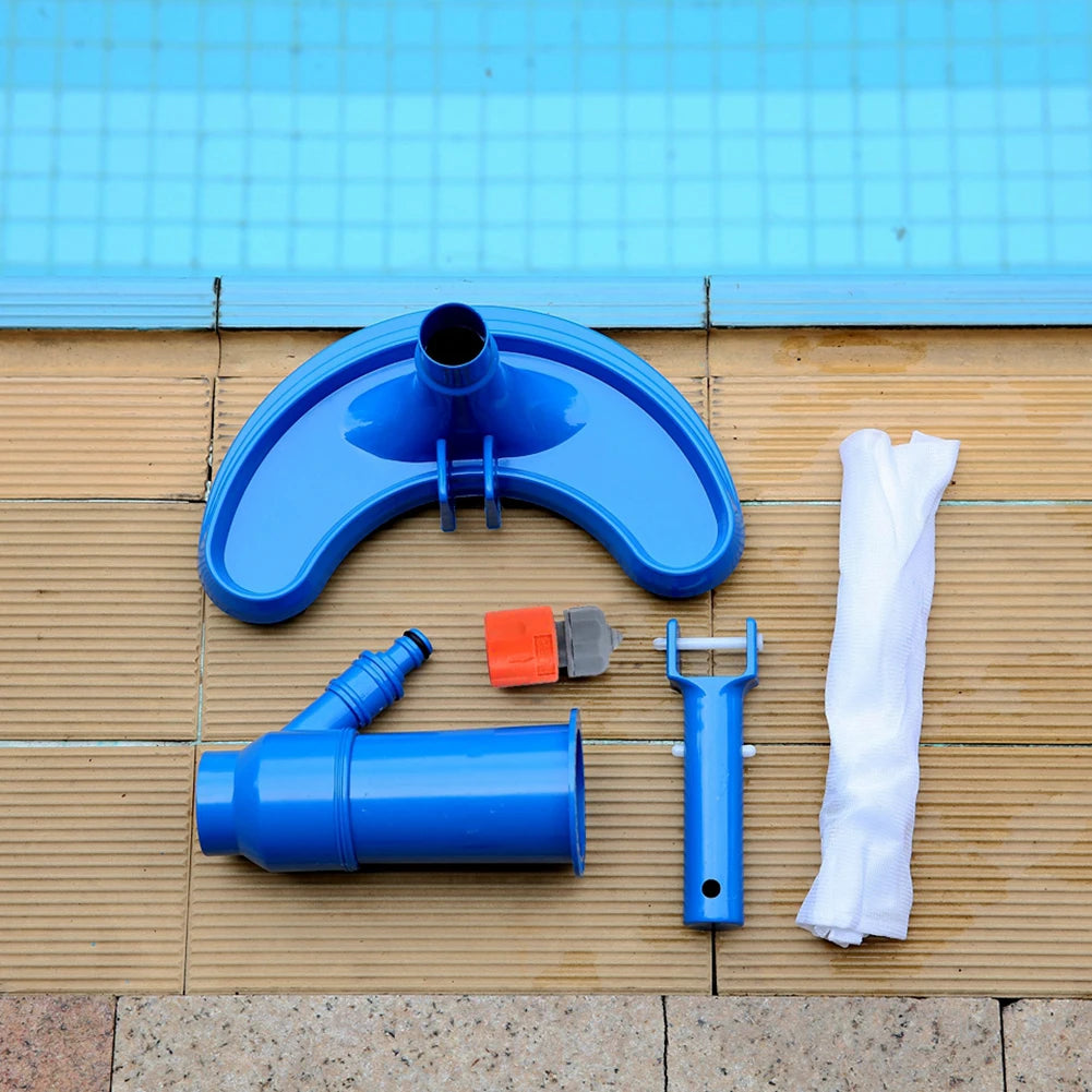 Professional Pool Cleaning Suction Set with Brush Multipurpose Pool Vacuum