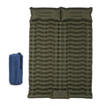 Camping Mat with Pillow Portable Sleeping Pad Built-in Foot Pump
