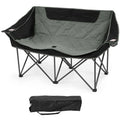 Double Camping Chair, 2 Person Oversized Loveseat for Adults,