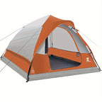 Pop Up Camping Tent - 4 Person Instant Easy Set Up Tent with Removable Rain Fly,