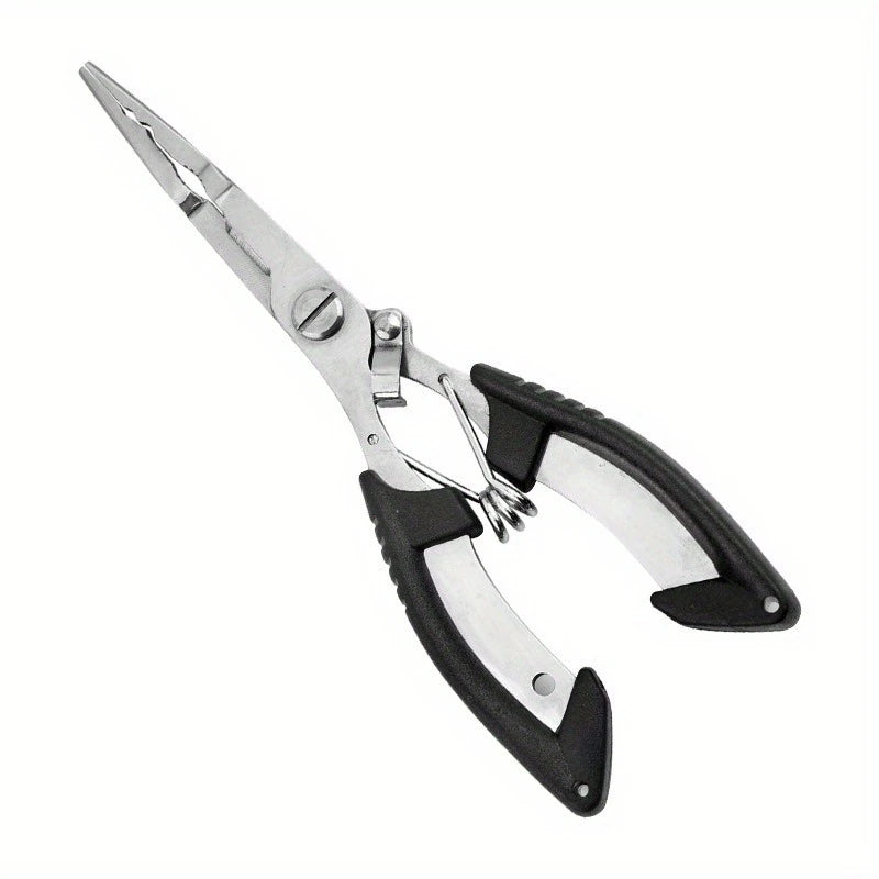 Fish Pliers Ergonomics Anti-slip High-strength Multifunctional Cut Fishing Line Fishing Tied Hooks Pliers Angling Equipment
