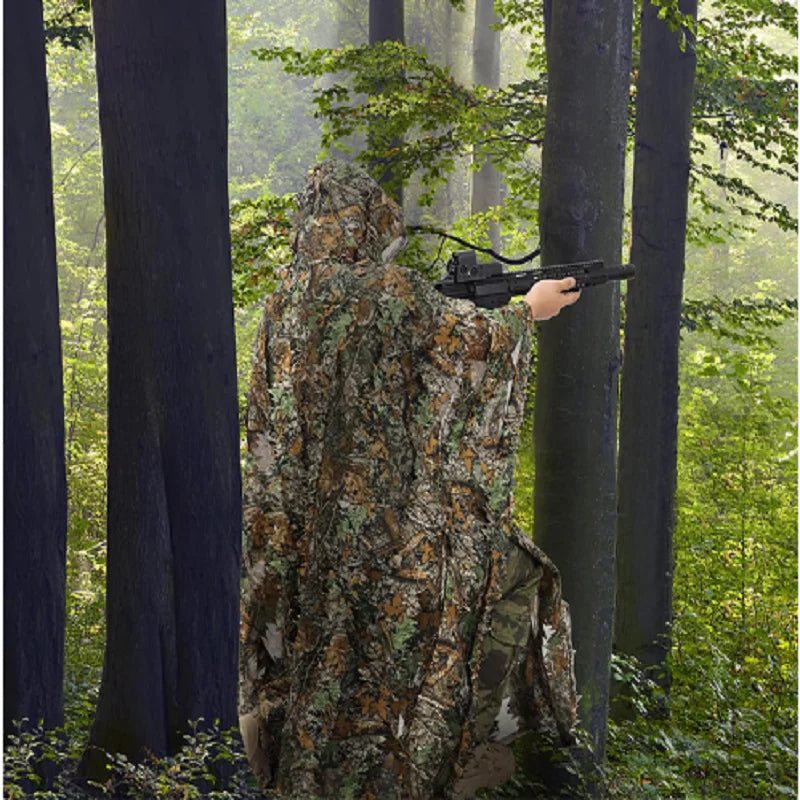 Men Women Kids Outdoor Ghillie Suit Camouflage Clothes