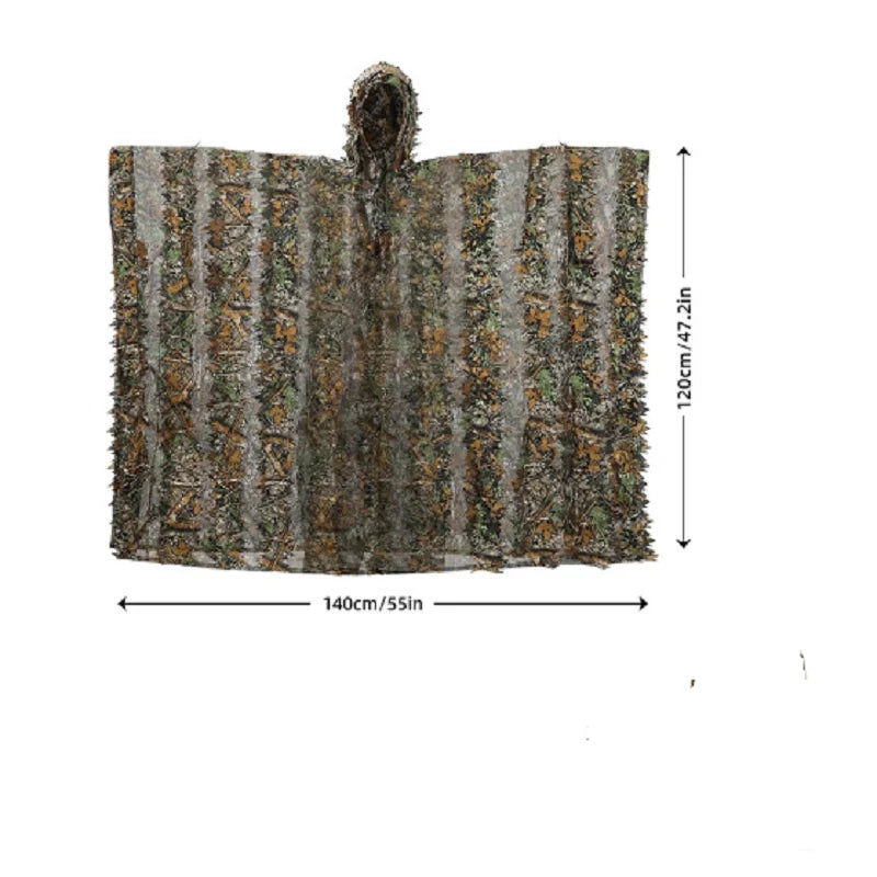 Men Women Kids Outdoor Ghillie Suit Camouflage Clothes