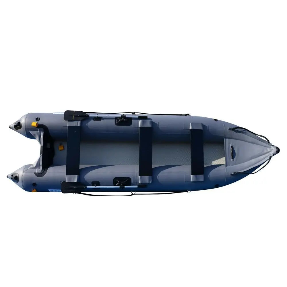14.1ft Inflatable Boat Inflatable Kayak 3 Person Kayak Canoe Fishing poonton Boat