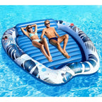 2 Person 90x67Inch Tanning Pool Lounger Float for Adults