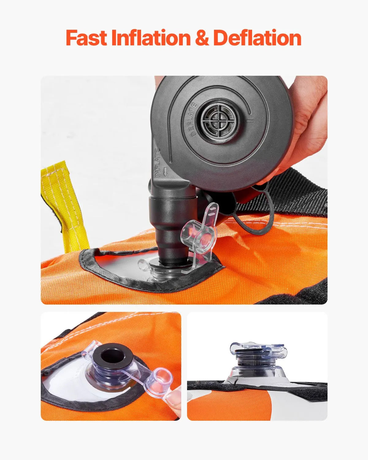 Towable Tube For Boating, 1-4 Riders Inflatable Boat Tubes And Towables,