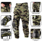 Camouflage Tactical Combat Pants Tactical Combat Trousers Knee Pads