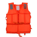 Life Jacket Orange Useful Adult Childen Foam Flotation Swimming Life Jacket
