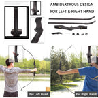 Archery Bow and Arrow Adult - Takedown Recurve Bows Archery Set for Adults