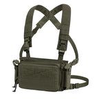 Tactical Micro D3CR Chest Rig with Triple 5.56 7.62 9mm Magazine Pouch