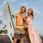 FLOWBOARD Softboard Foam Surfboard with 3 Fins 6' Foot Leash
