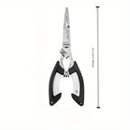 Fish Pliers Ergonomics Anti-slip High-strength Multifunctional Cut Fishing Line Fishing Tied Hooks Pliers Angling Equipment