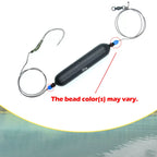 Catfish Fishing Rig - Wood Float & PE Line Single Hook Kit for Carp | Multiple Sizes