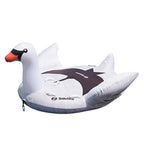 Lay-On Swan Towable Inflatable Raft Fits 1-2 Riders