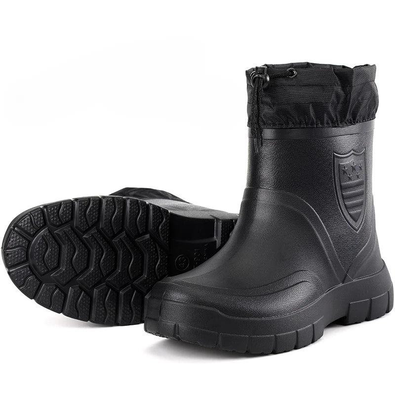 Versatile Men's Rain Boots Waterproof outdoor  lightweight boot.