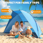 Beach Tent for 1/2/3 Person, Portable Camping Sun Shelter