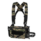 Tactical Micro D3CR Chest Rig with Triple 5.56 7.62 9mm Magazine Pouch
