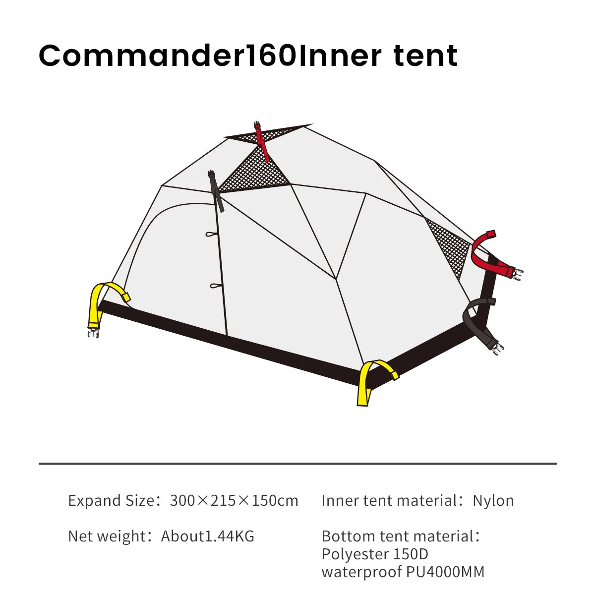 Commander Dome Tent Shelter Waterproof Windproof Ultra-ligh