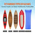 Kayak Cart 450lbs Detachable Canoe Trolley Cart with 12'' Tires