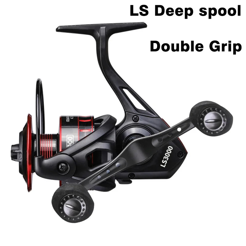 Fishing Reel Lure 1000 2000 3000 Spinning Reel Double Grip
