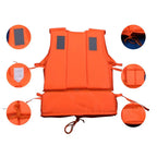Life Jacket Orange Useful Adult Childen Foam Flotation Swimming Life Jacket