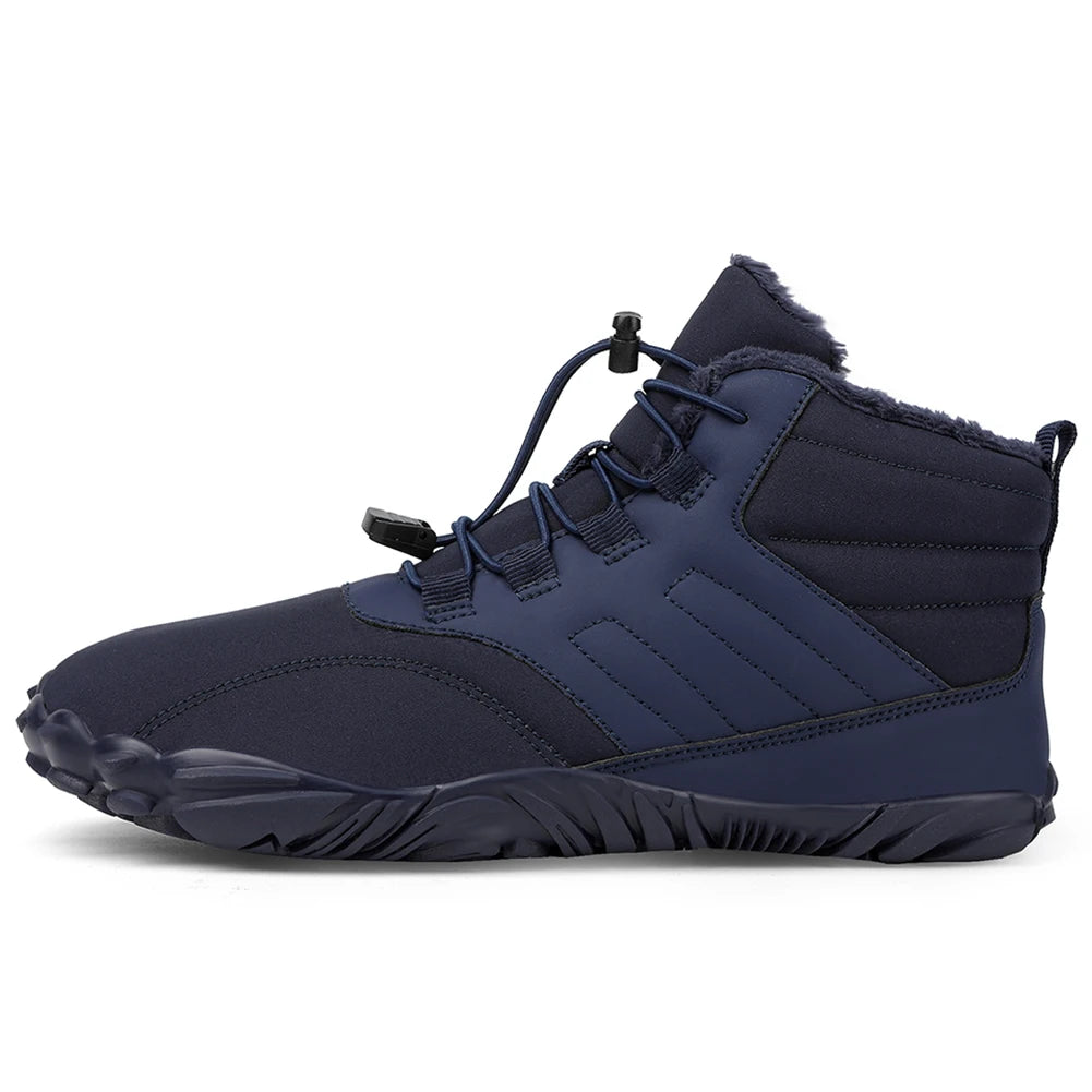 Winter Warm Running Barefoot Shoes Women Men  for Trekking Climbing