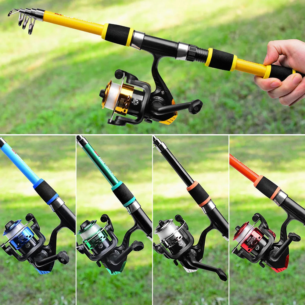Fishing Rod And Reel Bait Full Kit
