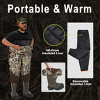 Breathable Hunting Waders 1000G Insulation Boots with Removable Insulated Liner
