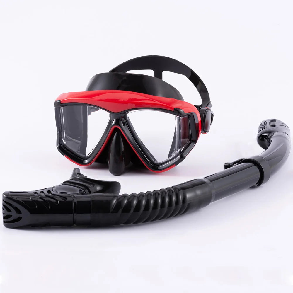 Snorkel Set Diving Mask Nearsighted Swimming Goggles Short Sighted