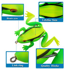 Soft Frog Bait Artificial Realistic Fake Bait Fishing Accessories