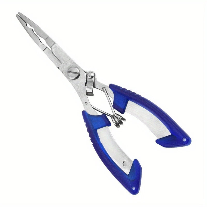 Fish Pliers Ergonomics Anti-slip High-strength Multifunctional Cut Fishing Line Fishing Tied Hooks Pliers Angling Equipment